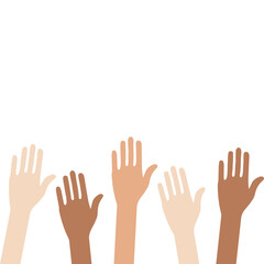 Fototapeta premium International Youth Day Hand