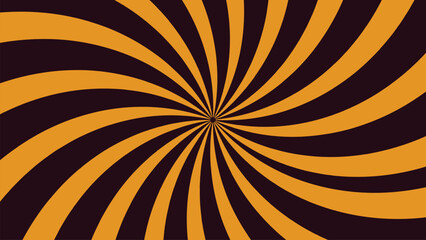 Pop art yellow and black background, retro comic rays illustration.Bold Transitions for Posters, flyers, clothes, social media. Twisted and distorted vector texture aesthetic, Retro Psychedelic,