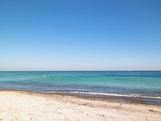 Beach in Vada, Italy.