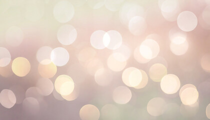 Obraz premium Abstract background with bokeh lights, creating a soft, dreamy, and festive atmosphere.