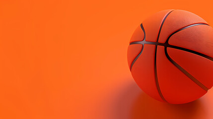 Obraz premium 3D rendering of a basketball