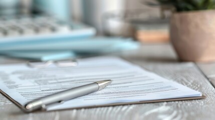 Obraz premium Close-Up of House Model and Real Estate Contract on Desk Signifying Property Investment Deal