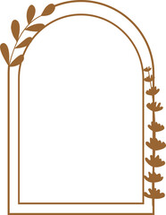 Monoline Floral Arch Frame
