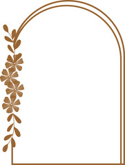 Monoline Floral Arch Frame
