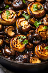 Fototapeta premium Mouthwatering mushroom medley