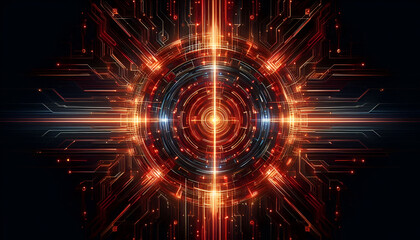 Obraz premium Center for advanced digital networks 
