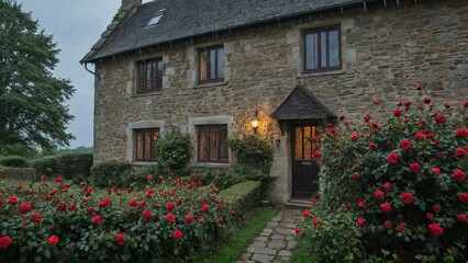English house in the village
