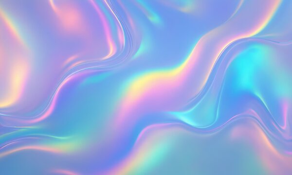 Abstract holographic iridescent background