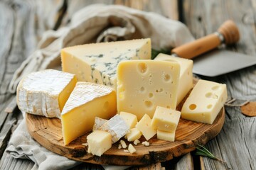 Fototapeta premium Global celebration of cheese on January 18.