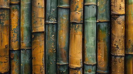 Fototapeta premium Bamboo texture background coming from natural