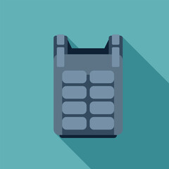 Bulletproof vest designed to protect the wearer from bullet impact