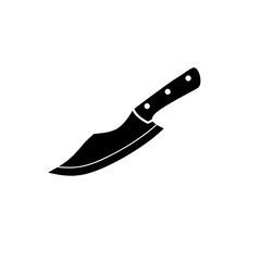 knife on a white background
