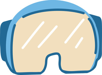 Winter element hand drawn cartoon illustration