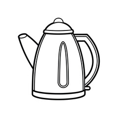 electric kettle vector