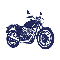 Obraz premium motorcycle silhouettes Clip art isolated vector illustration on a white background