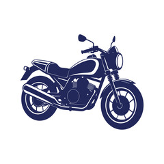 Fototapeta premium motorcycle silhouettes Clip art isolated vector illustration on a white background