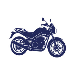 Fototapeta premium motorcycle silhouettes Clip art isolated vector illustration on a white background