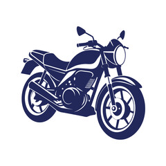 Fototapeta premium motorcycle silhouettes Clip art isolated vector illustration on a white background