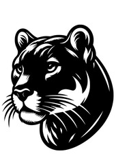 Puma Animal SVG, Cat SVG, Tiger SVG, Cat SVG, Dangerous Animals SVG, Animal King SVG, Lion SVG, Puma Head SVG, Puma Silhouette, Clipart, Cut file for Cricut, SVG, JPG, PNG, Leopard, Panthera, Jaguar