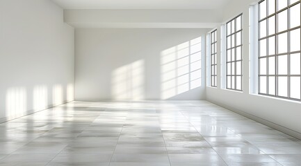 empty room with a window