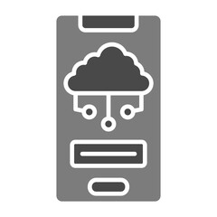 Mobile Cloud Icon