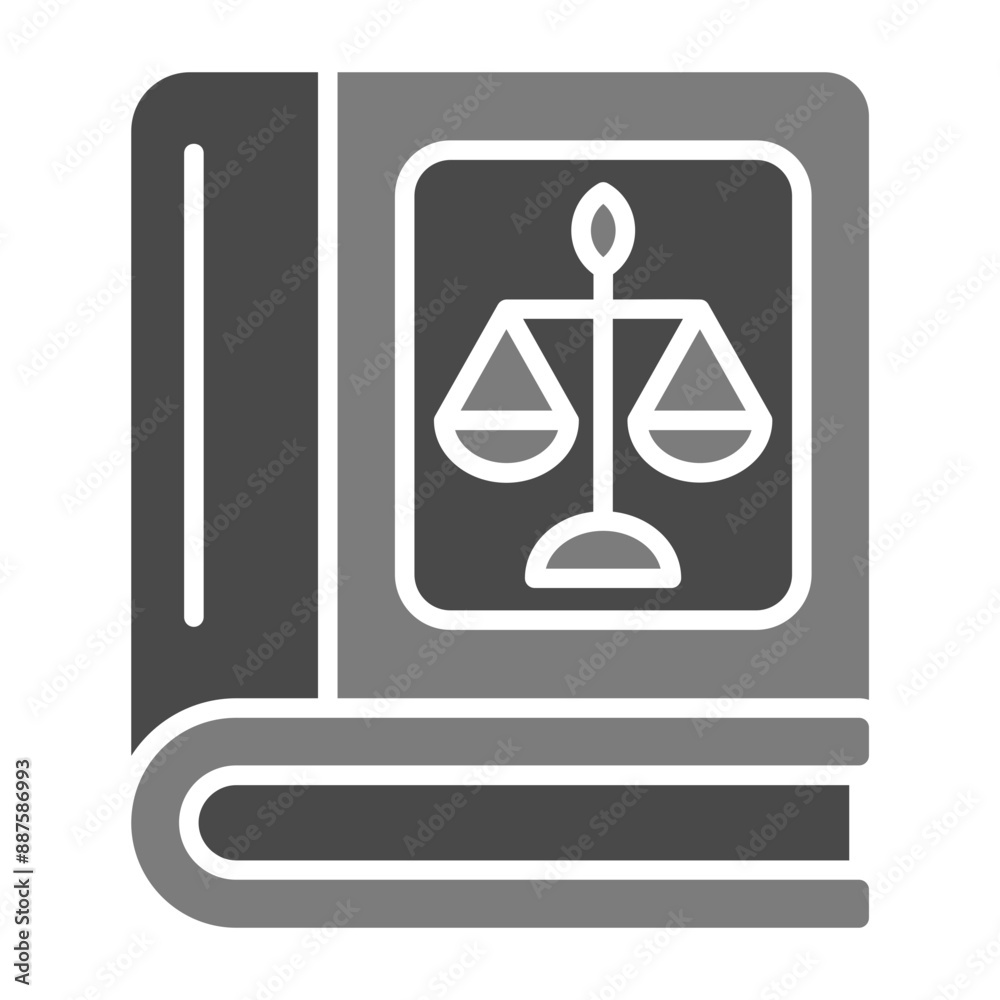 Canvas Prints law book icon