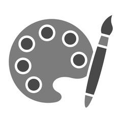 Fototapeta premium Color Palette Icon