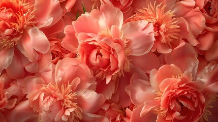 Close Up of Pink Peonies
