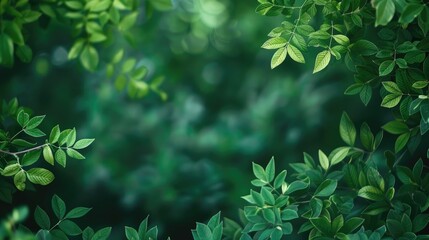 Nature s green backdrop with space for text ideal for wallpaper