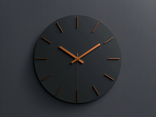 a black and gold clock