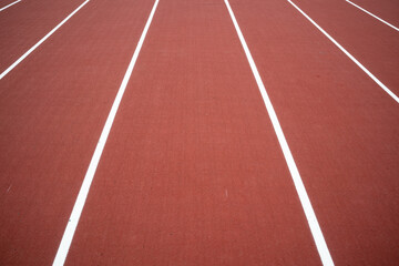 empty athletes running track outdoors