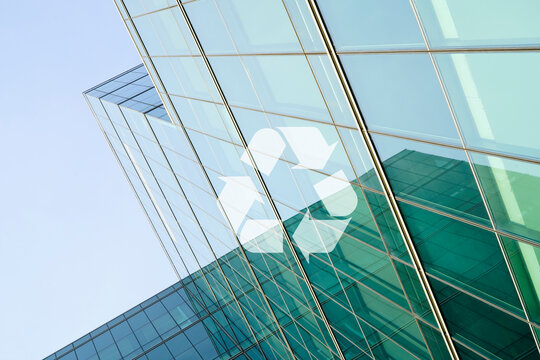 Green building design with renewable technology. Waste reduction strategies and socially responsible resource management for sustainable city development. New standards in eco-friendly architecture.