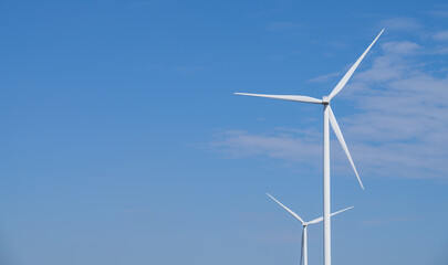Wind energy and sustainable power generation with wind turbines, Eco-friendly solutions for...