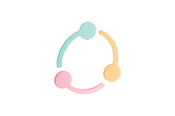 Realistic share 3d icon design illustrations