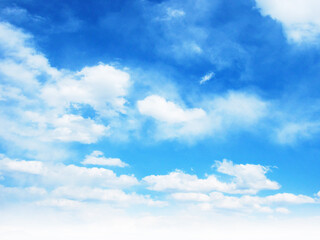 ふんわり雲の空 