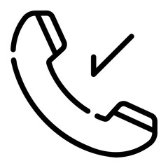 incoming call Line Icon