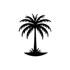 palm tree logo icon