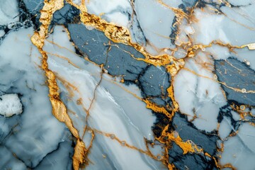 Marble with Gold Veins, gold veins luxury background texture pattern background wallpaper Ai generated