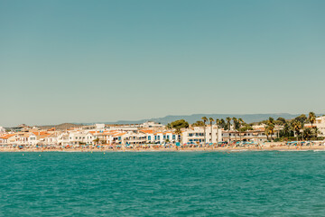 Fototapeta premium Sunny day on the beach in Spain