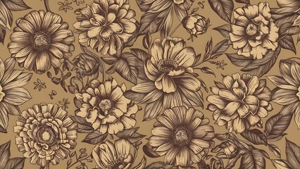 Elegant Floral Symmetry