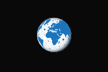 network earth with space