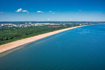 Baltic Sea pier in Gdansk Brzezno at summer, Poland © Patryk Kosmider