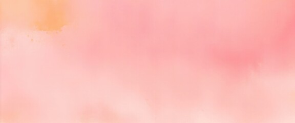 Fototapeta premium Pink and orange background with texture and distressed vintage grunge and watercolor paint backdrop