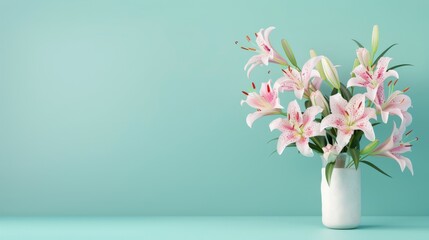 Elegance in Bloom - Vibrant Lily Bouquet for Celebrations