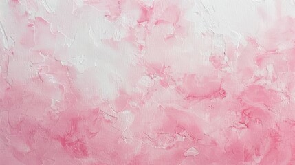 Fototapeta premium A soft pink and white textured watercolor paper background, suitable for baby shower invitations