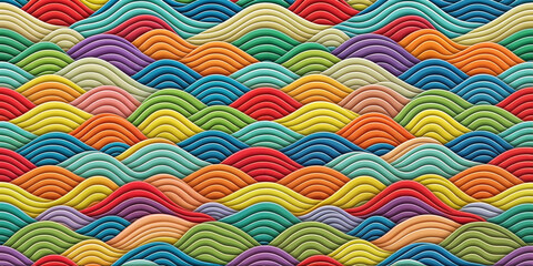 background, waves, pattern, embossing, different, fabrics, connection, patchwork
