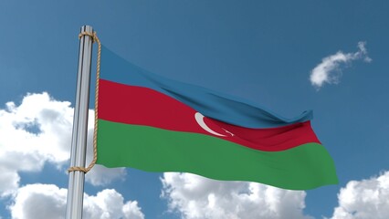 AZERBAIJAN FLAG