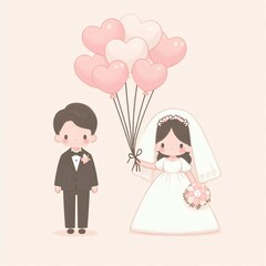 Romantic Wedding Balloons