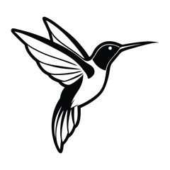Bird  Silhouette Vector Illustration
