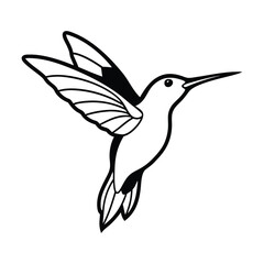 Obraz premium Bird Silhouette Vector Illustration 